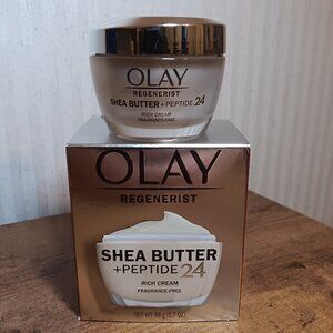 Olay Regenerist Shea Butter + Peptide 24 Rich Cream Face Moisturizer